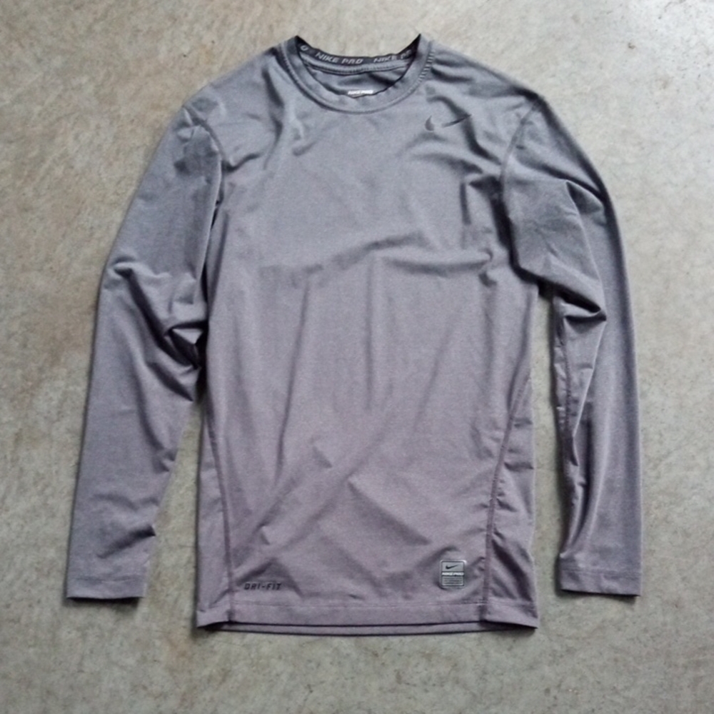 Nike Pro Compression Gray Women's Top Medium